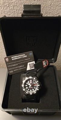Luminox F-117 Nighthawk GMT Gunmetal Diver Quartz MILITARY Men's Watch XA. 6422
