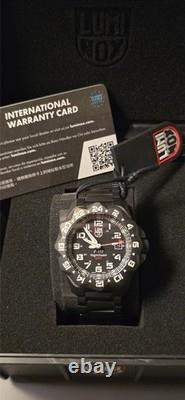 Luminox F-117 Nighthawk GMT Gunmetal Diver Quartz MILITARY Men's Watch XA. 6422