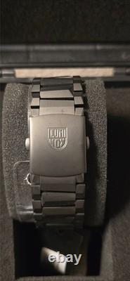 Luminox F-117 Nighthawk GMT Gunmetal Diver Quartz MILITARY Men's Watch XA. 6422