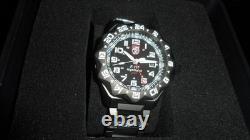 Luminox F-117 Nighthawk GMT Gunmetal Divers Quartz Men's Watch 44mm XA. 6422 NEW