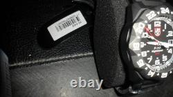 Luminox F-117 Nighthawk GMT Gunmetal Divers Quartz Men's Watch 44mm XA. 6422 NEW