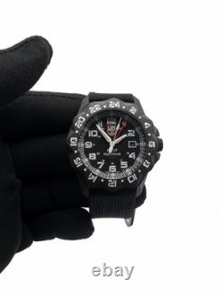 Luminox F-117 Nighthawk Pilot GMT Steel 44mm Black Dial Quartz Men Watch XA. 6421