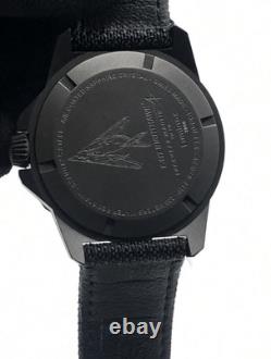 Luminox F-117 Nighthawk Pilot GMT Steel 44mm Black Dial Quartz Men Watch XA. 6421