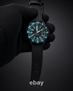 Luminox F-117 Nighthawk Pilot GMT Steel 44mm Black Dial Quartz Men Watch XA. 6421