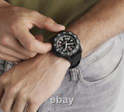 Luminox F-117 Nighthawk Pilot GMT Steel 44mm Black Dial Quartz Men Watch XA. 6421