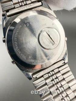 MINT 1978 Seiko A239-502A World Time Digital Stainless Watch Made In Japan