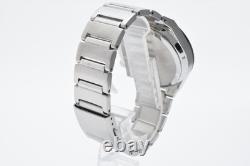 MINT SEIKO V195-0AE0 World Time Solar Men's Watch Black Dial 44mm From JAPAN