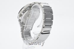 MINT SEIKO V195-0AE0 World Time Solar Men's Watch Black Dial 44mm From JAPAN