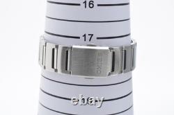 MINT SEIKO V195-0AE0 World Time Solar Men's Watch Black Dial 44mm From JAPAN