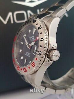 MONDIA GMT Automatic 200m Stainless Steel 40mm Watch Box, Paper Ref. MI-813