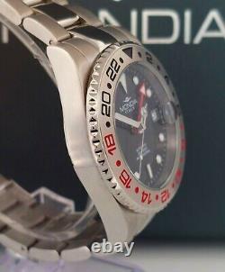 MONDIA GMT Automatic 200m Stainless Steel 40mm Watch Box, Paper Ref. MI-813