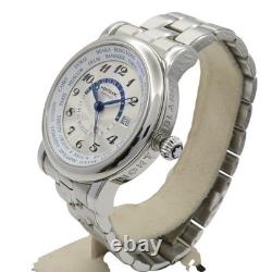 MONTBLANC STAR World Time GMT Watch Automatic Stainless Steel