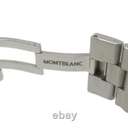 MONTBLANC STAR World Time GMT Watch Automatic Stainless Steel