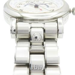 MONTBLANC STAR World Time GMT Watch Automatic Stainless Steel