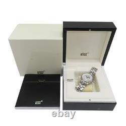 MONTBLANC STAR World Time GMT Watch Automatic Stainless Steel