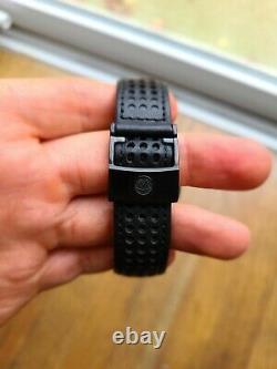 MOVADO SERIES 800 GMT Black Dial Black Leather Men's Watch 2600117