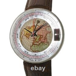 Magellan 1521 NH1521SS Automatic White Shell 43mm GMT World Time Men's watch