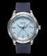 Marloe GMT Day Mens Watch Stainless Steel Blue Face Automatic Watch