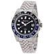 Mathey-Tissot Mathy Vintage GMT Black Dial Batman Bezel Men's Watch H903ANB
