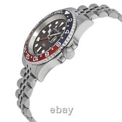 Mathey-Tissot Mathy Vintage GMT Black Dial Pepsi Bezel Men's Watch H903AR