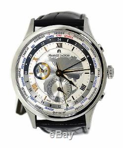 Maurice Lacroix Masterpiece Worldtimer Stainless Steel Watch MP6008-SS001-110