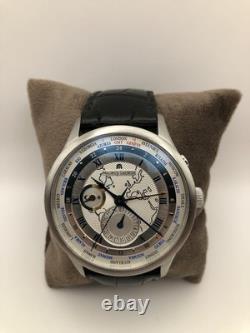 Maurice Lacroix Masterpiece Worldtimer Watch MP6008 Automatic True GMT QuickDate