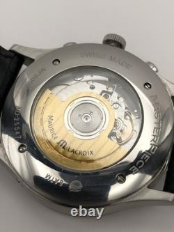 Maurice Lacroix Masterpiece Worldtimer Watch MP6008 Automatic True GMT QuickDate