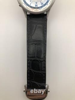 Maurice Lacroix Masterpiece Worldtimer Watch MP6008 Automatic True GMT QuickDate