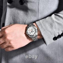 Men Automatic Mechanical GMT Watch Sapphire Glass 100M Waterproof Luminous Steel