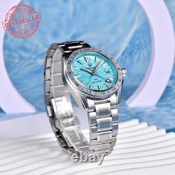 Men's Automatic GMT Mechanical Watch, Sapphire Crystal, 100M Water-Resistant