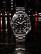 Men's Automatic GMT Watch 41mm Black Dial Stainless Steel &Eacute;lan Noir Tempesta