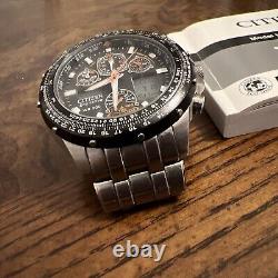 Men's Citizen Eco-Drive JY0 Skyhawk A-T Stainless Radio Control Watch CTZ-A8120