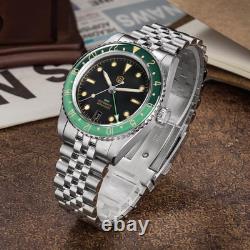 Men's GMT Automatic Watch, 38mm Sapphire Crystal, 100M Waterproof, WD6542