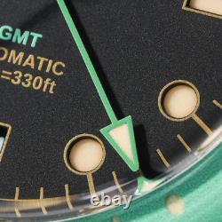 Men's GMT Automatic Watch, 38mm Sapphire Crystal, 100M Waterproof, WD6542