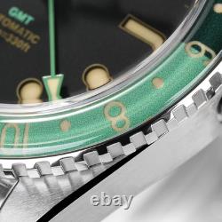 Men's GMT Automatic Watch, 38mm Sapphire Crystal, 100M Waterproof, WD6542