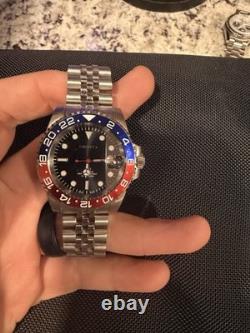 Men's GMT Watch Red/blue