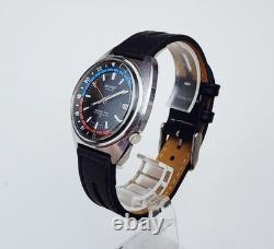 Men's JAPAN Vintage 1973 AUTOMATIC GMT Watch SEIKO Navigator Tmier 6117-6419