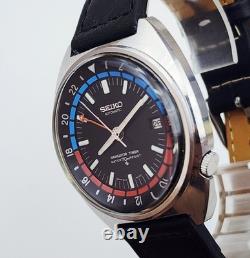 Men's JAPAN Vintage 1973 AUTOMATIC GMT Watch SEIKO Navigator Tmier 6117-6419