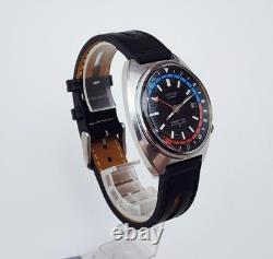 Men's JAPAN Vintage 1973 AUTOMATIC GMT Watch SEIKO Navigator Tmier 6117-6419