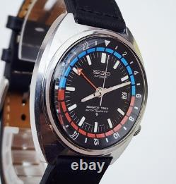 Men's JAPAN Vintage 1973 AUTOMATIC GMT Watch SEIKO Navigator Tmier 6117-6419