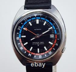 Men's JAPAN Vintage 1973 AUTOMATIC GMT Watch SEIKO Navigator Tmier 6117-6419