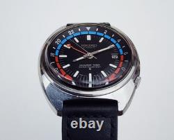 Men's JAPAN Vintage 1973 AUTOMATIC GMT Watch SEIKO Navigator Tmier 6117-6419