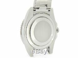 Mens Rolex Stainless Steel GMT-Master II Watch Black Dial & Ceramic Bezel 116710