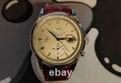 Mercedes Benz Classic Dual Time GMT Power Reserve Car Accessory Automatic Watch