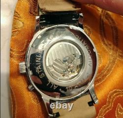 Mercedes Benz Classic Dual Time GMT Power Reserve Car Accessory Automatic Watch