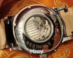Mercedes Benz Classic Dual Time GMT Power Reserve Car Accessory Automatic Watch