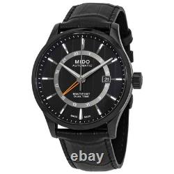 Mido Multifort Dual Time Automatic Black Dial Men's Watch M0384293605100