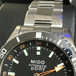 Mido Ocean Star Captain GMT Black Dial M026.629.11.051.01 Watch NIB + Papers
