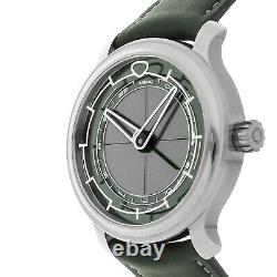 Ming 22.01 GMT Automatic 38mm Titanium Mens Strap Watch 22.01 GMT