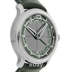 Ming 22.01 GMT Automatic 38mm Titanium Mens Strap Watch 22.01 GMT